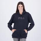 Moletom Fila Letter Winter Outline Feminino Preto