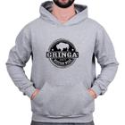Moletom Flanelado Canguru Com Capuz Estilo Country