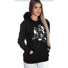 Moletom Flanelado Feminino Blusa De Frio Minnie em algodão