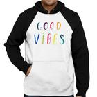 Moletom Good Vibes Cores - Foca na Moda