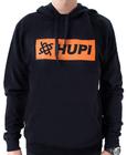 Moletom HUPI Strait Orange Preto