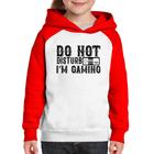 Moletom Infantil Do Not Disturb I'm Gaming - Foca na Moda