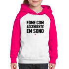 Moletom Infantil Fome com ascendente em sono - Foca na Moda