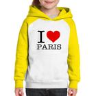 Moletom Infantil I love Paris - Foca na Moda