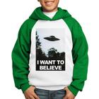 Moletom Infantil I Want To Believe - Foca na Moda