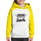 Moletom Infantil Jogue como uma garota - Foca na Moda