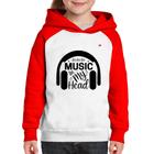 Moletom Infantil Music in my head - Foca na Moda