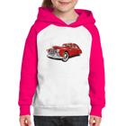 Moletom Infantil Retro Classic Red Car - Foca na Moda