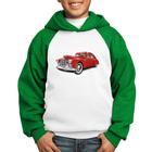 Moletom Infantil Retro Classic Red Car - Foca na Moda