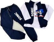 Blusa Moletom Adulto, Infantil 333 Sonic the hedgehog filme jogo