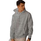 Moletom Masculino Cinza W2 Store Blusão de Frio Inverno Com Capuz