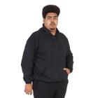 Moletom Masculino Plus Size com Capuz e Bolsos Canguru Confortável