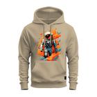 Moletom Nasa Em Chamas Blusa De Frio Com Capuz Tecido Macio