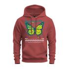 Moletom Premium Estampado Algodão Bolso e Capuz Butterfly