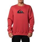 Moletom Quiksilver Careca Comp Logo 305G WT24 Vermelho