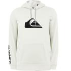 Moletom Quiksilver Comp Logo Branco Reforçado 305G com Capuz