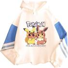 Moletom SANMU Pikachu & Eevee - Design Color Block