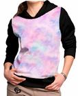 Moletom Tie Dye Feminina Blusa Roupas abrigo Tai Dai est 4