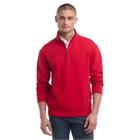 Moletom Tommy Hilfiger masculino de manga comprida, de lã, vermelho, tamanho S