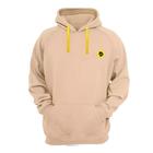 Moletom Unissex Flanelado Blusa de Frio Premium Estampa Lobo Cordão Amarelo