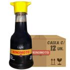 Molho shoyu light hinomoto com 12 un de 200ml sem glúten