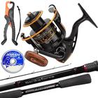 Molinete Carretel Aluminio 6 Rol Vara Strikeforce 25lb 2 Pt - Shimano