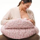 Momcozy Almofada de Amamentação Original com Capa de Algodão, Tamanho Plus, Cor Rosa