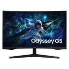 Monitor 27" Gamer Samsung Odyssey G5, Tela curva VA, 165Hz, QHD (2.560 x 1.440), 1ms, HDR10, Freesync, LS27CG552ELMZD