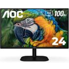 Monitor AOC 24B2H2 24" sem moldura IPS FHD 1920x1080 100Hz