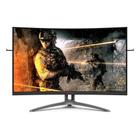 Monitor AOC 31,5" Gamer Agon RGB LED FHD Tela Curva, Widescreen VA, 154Hz, Conexão VGA, HDMI 2.0, Display Port 1.4 e Saí