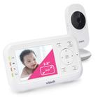 Monitor de bebê com longo alcance, visão noturna e sensor de temperatura