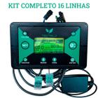 Monitor de Plantio Contagem de sementes kit 16 linhas completo Tecfield