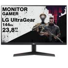 Monitor Gamer 144Hz 1Ms Lg Ultragear Fhd 23,8 Hdr Freesync