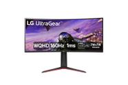 Monitor Gamer LG UltraGear Curvo 34” WQHD UltraWide 3440x1440 160Hz 1ms (MBR) HDR10 AMD FreeSync HDMI 34GP63A-B