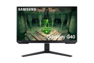 Monitor Gamer Samsung Odyssey G40 25" FHD, Tela Plana, 240Hz, 1ms, HDMI, FreeSync Premium, G-Sync