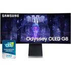 Monitor Gamer Samsung Odyssey G8 34 OLED QHD, 175Hz, 0.1ms, HDMI e DisplayPort/USB-C, FreeSync Premium, HDR, VESA - LS34BG850SLXZD