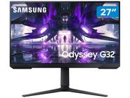 Monitor Gamer Samsung Série G32 Odyssey 27” - Full HD 165Hz 1ms Display Port HDMI FreeSync