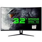 Gamemax - Monitor GAMEMAX 27 Preto Plano 144Hz 1440P 1ms