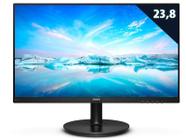 Monitor LED 23 Philips 242V8A 23,8 LED 1920 X 1080 Wide Vesa Preto com Multimidia