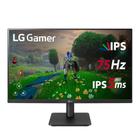 Monitor LG 23.8" Full HD LED, 75 Hz, IPS, HDMI, VGA, Freesync, Preto - 24MP400-B