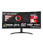 Monitor Lg 34 100Hz 5Ms Ultrawide Curvo - 34Wr50Qc-B.Awzm