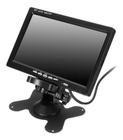 Monitor Veicular 7 Polegadas Dual Vídeo Lcd Camera Ré Dvd