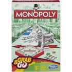 Monopoly Grab & Go O Jogo Original de Compra e Venda de Propriedades em Português Hasbro B1002