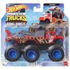 Monster Trucks Big Rigs - Caminhão Reboque - 1/64 - Hot Wheels - Mattel