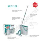 Mop Flash Limp Flex com Balde 10L e Cabo 1,28m