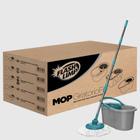 Mop Giratório Flashlimp Com Balde Cabo Telescópico E Refil