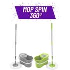 Mop Giratório Spin Esfregão 360º com Balde 10 L Rodo Magico Limpeza Geral Multiuso 2 Cores