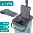 Mop Lava E Seca Flat Multiuso Vertical + Refil Extra