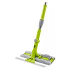 MOP Limpa Vidro c Rodo 30cm Cabo Inox 1,20cm 2 Refis 2 em 1 - Cim