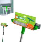 Mop Limpa Vidros Brilhus Cabo Extensível Verde Limpeza Casa BT2052 Bettanin